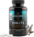 BUCKLEBURY Micronized Zeolite Capsules - Mineral Zeolite Detox for Adults - Supports Immune System, Metabolism & Digestive Health - Advanced Formula for Men & Women - 90 Vegan Capsules