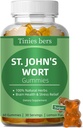 Gumiile de porumb St John 500mg, gumiile gratuite de zahăr pentru adulți Copii, cele mai bune gume de plante aromatice pentru creier și stres ajutor, non-GMO, Gulten gratuit, Vegan, Pectină, 60