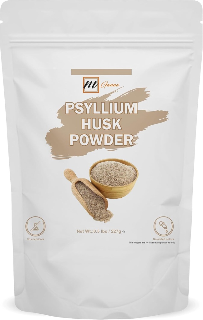 100% Natural Psyllium Husk (Whole) pentru Ingrijirea Sanatatii 227 GMS / 0,5 LBS