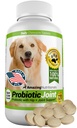 Probiotice uimitoare pentru câini elimină diaree și gaze cu Hip Joint Pain Relief, 120 Chews