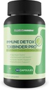Immune Detoxifiere Toxibinder Pro - Detox & Supplement de suport imunitar - Ajutor Expel Toxine - Dezintoxicare naturala Cleanse - Psyllium, Vitamina C, Ginger, Zinc, Root Dandelion - Suport imun dezintoxicare complet