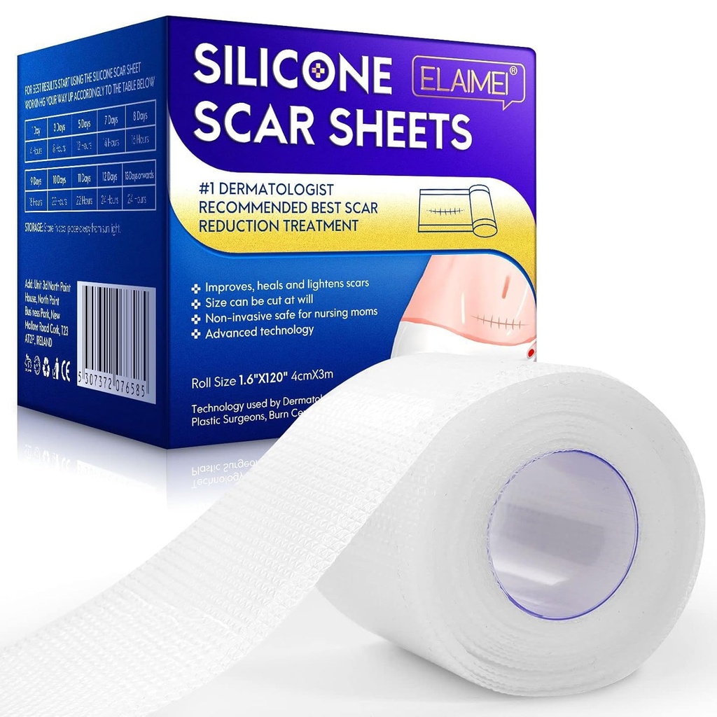 New Transparente Silicon Cicatrice foi (de exemplu, cicatrice, cicatrice, benzi, foi reutilizabile, cicatrice profesionale pentru C-Secțiune, Chirurgie, Burn, Keloid, Acnee et, Scar Patch.