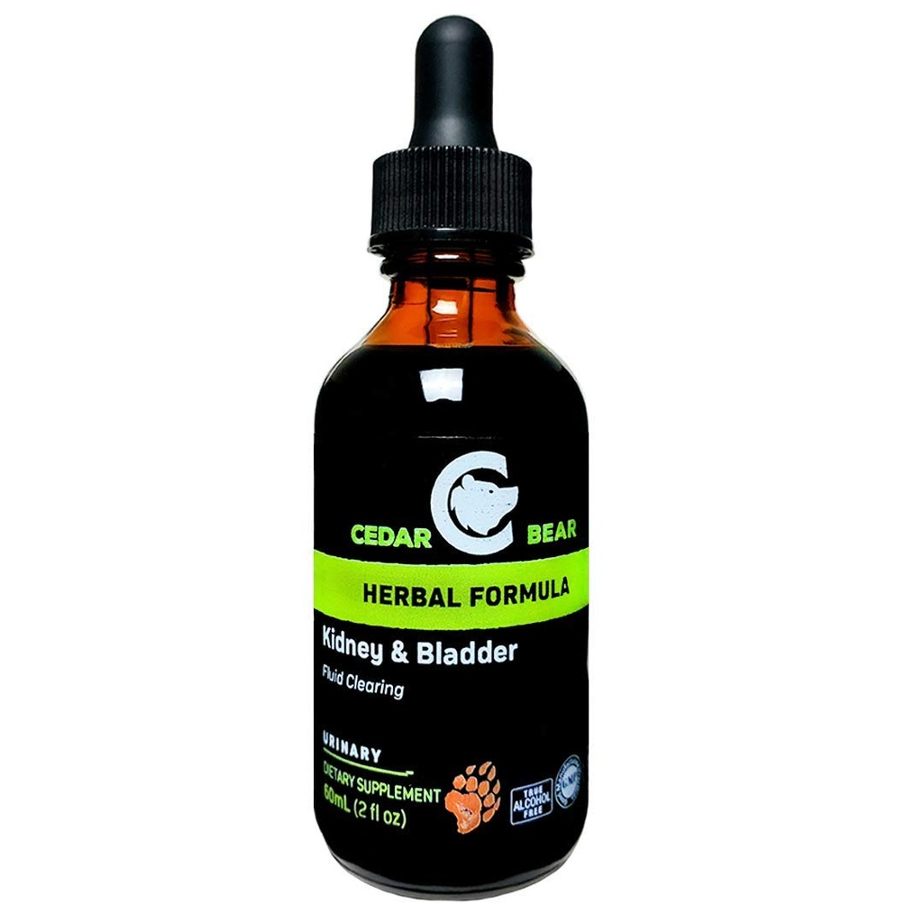 Cedar Bear Rinichi si vezica urinara Amesteca un supliment de plante lichide care soothes, tonifică și susține dinamica fluidelor adecvate pentru vezica si sistemul urinar 2 Fl Oz