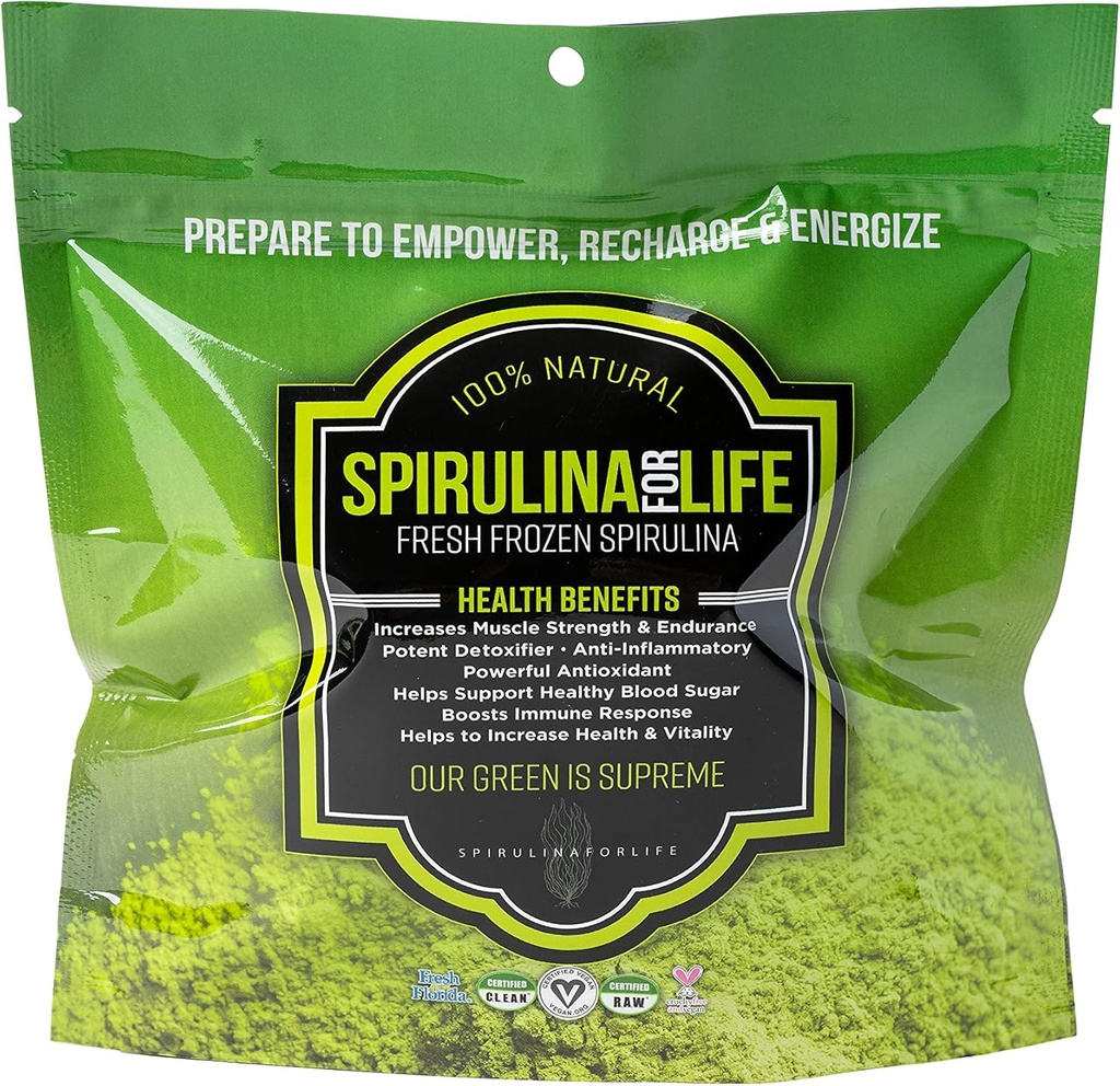 Spirulina 14 Stick Pack de aprovizionare zi Live Flash Înghețat 100% Pure crescut în apa Alkaline crescut, Harvested și Statele Unite ale Americii Cele mai complete Super Food Multivitamine naturale