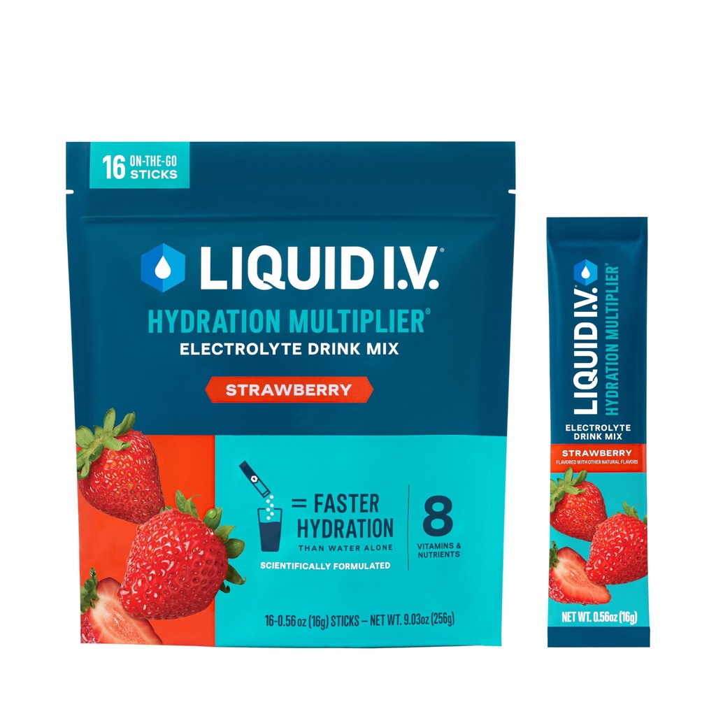 Multiplicator de hidratare I.V.® lichid - Căpșuni 