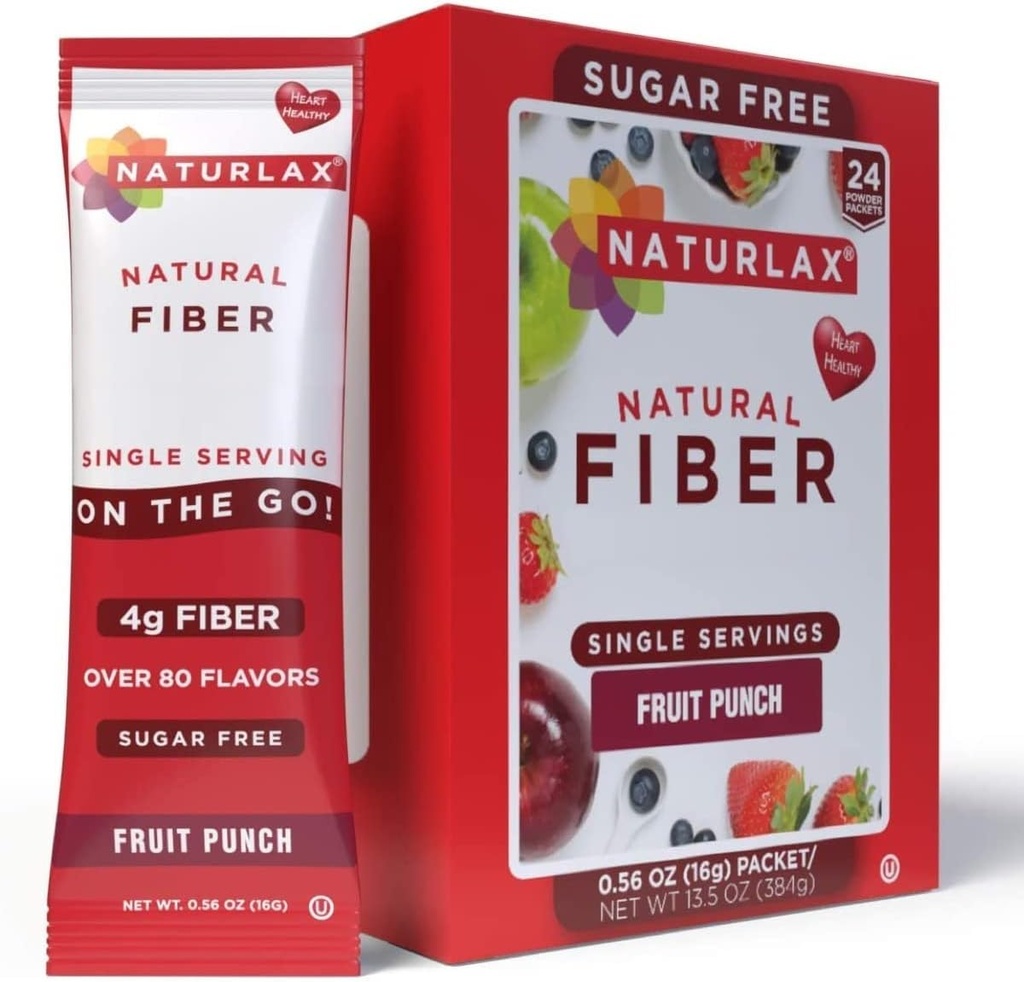 Punch de fructe fără zahăr Psyllium Husk, 24 Pachete de fibre