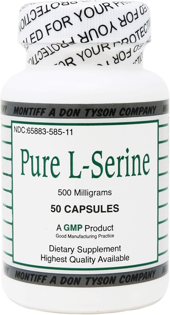 L Pure Serine 500 mg 50 Count