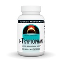 Sursa Naturals L- Tryptofan, pentru Mood, Relaxare, şi somn *, 500mg - 60 Capsule