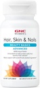 GNC Femeii Avansate par, Piele & Nails Daily Multivitamine Blend pentru Femei, Studiat Clinic Suport de frumusete care contine Biotin, Acid hialuronic, Colagen, Lutein, 60 Caplete