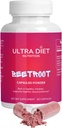 Capsule de sfeclă organică, 1300 mg, oxid de azot, 100% Natural, Non-GMO, 60 capsule