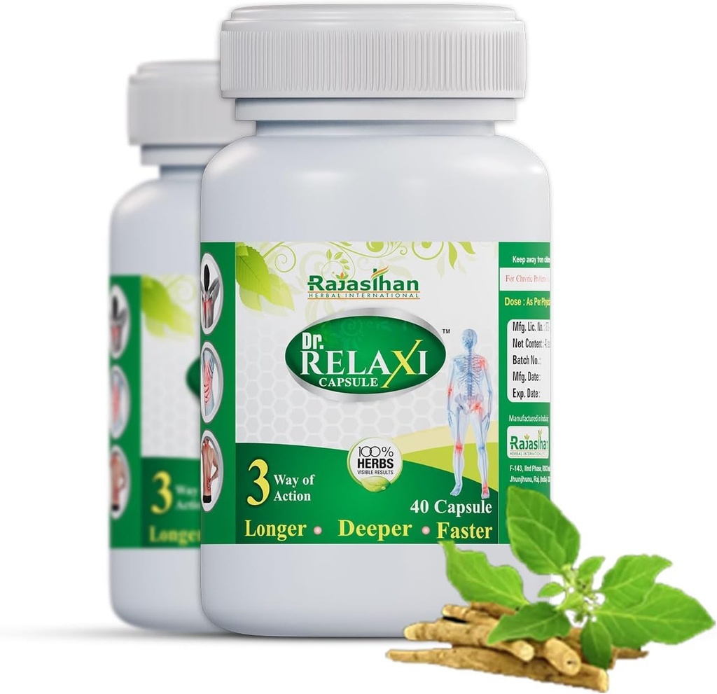 SUP Dr.Relaxi Capsule Cutie cu 2 capsule pentru bărbaţi şi femei.