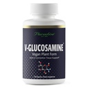 Paradise Herbs V-Glucosamine Supplement, tesut & Joint Health, Super Potent, Ultra Pure, Vegan, Non OMG, Gluten Free, 120 Capsule vegetariene