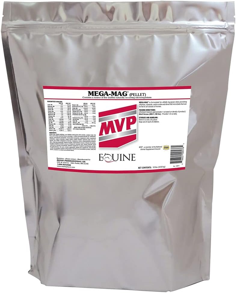 Mega-Mag (10lb) Echilibrat Multi Vitamina / Supliment Mineral pentru Diete Alfalfa Hay