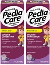 Copii Tuse & Congestie Medicină lichidă pentru tuse, congestie toracică și simptome de mucus rece, non-drowsy, Vârste 4+, Aroma de struguri, 4 fl oz (2 ambalaj)