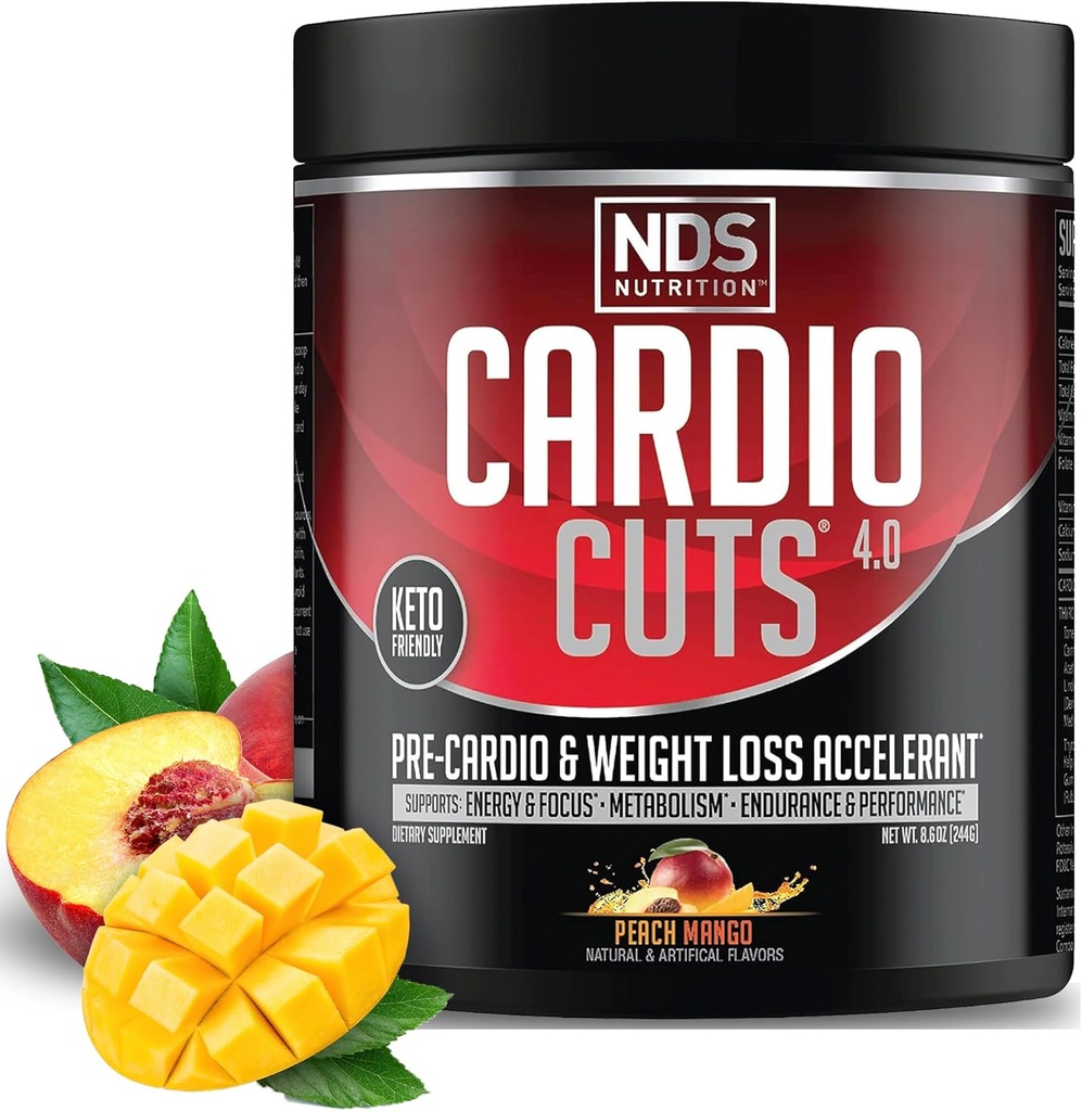 NDS Nutrition Cardio Cuts 4.0 - Peach Mango,20 portii (Pachet de 1)