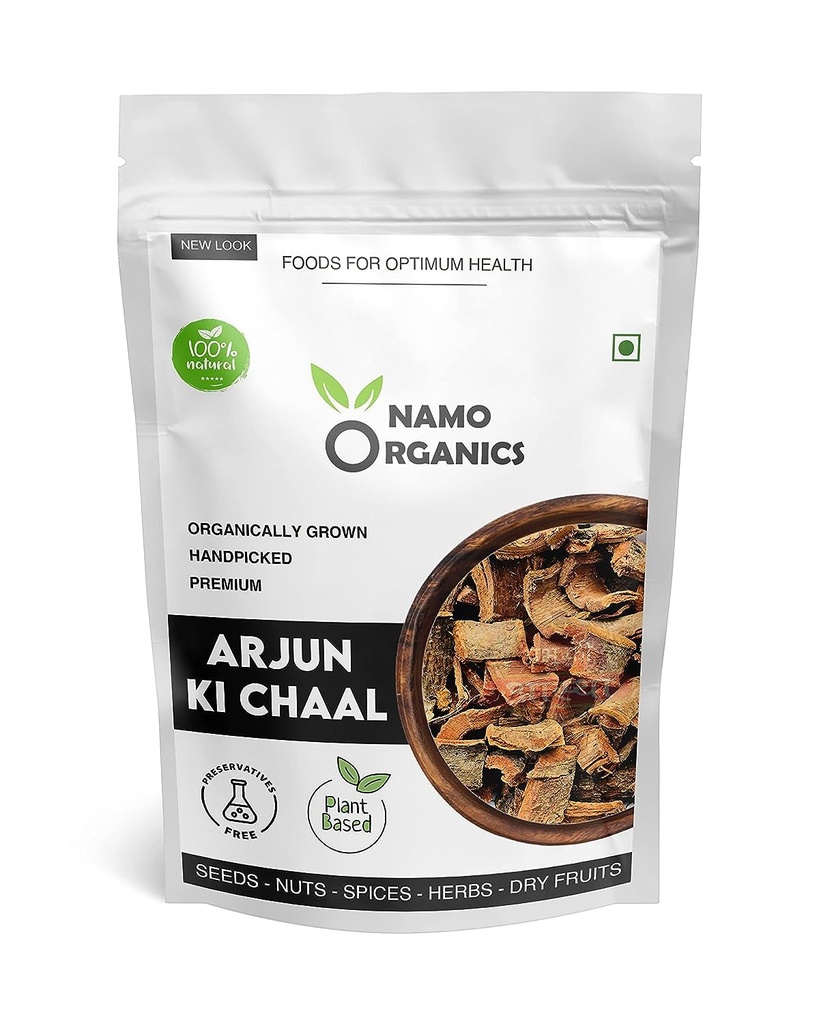 Nutranix TNA -Organic Arjun ki Chaal - 400 Gm Uscat - Arjuna Tree Bark - Raw 