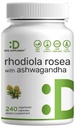 DEAL SUPLEMENT Rhodiola Rosea cu Ashwagandha, 240 Capsule Veggie 