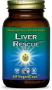 HealthForce Super Foods Liver Rescue - Natural Liver Cleanse - with Milk Thistle & Dandelion Root - Gluten-Free & Vegan - 60 Capsule