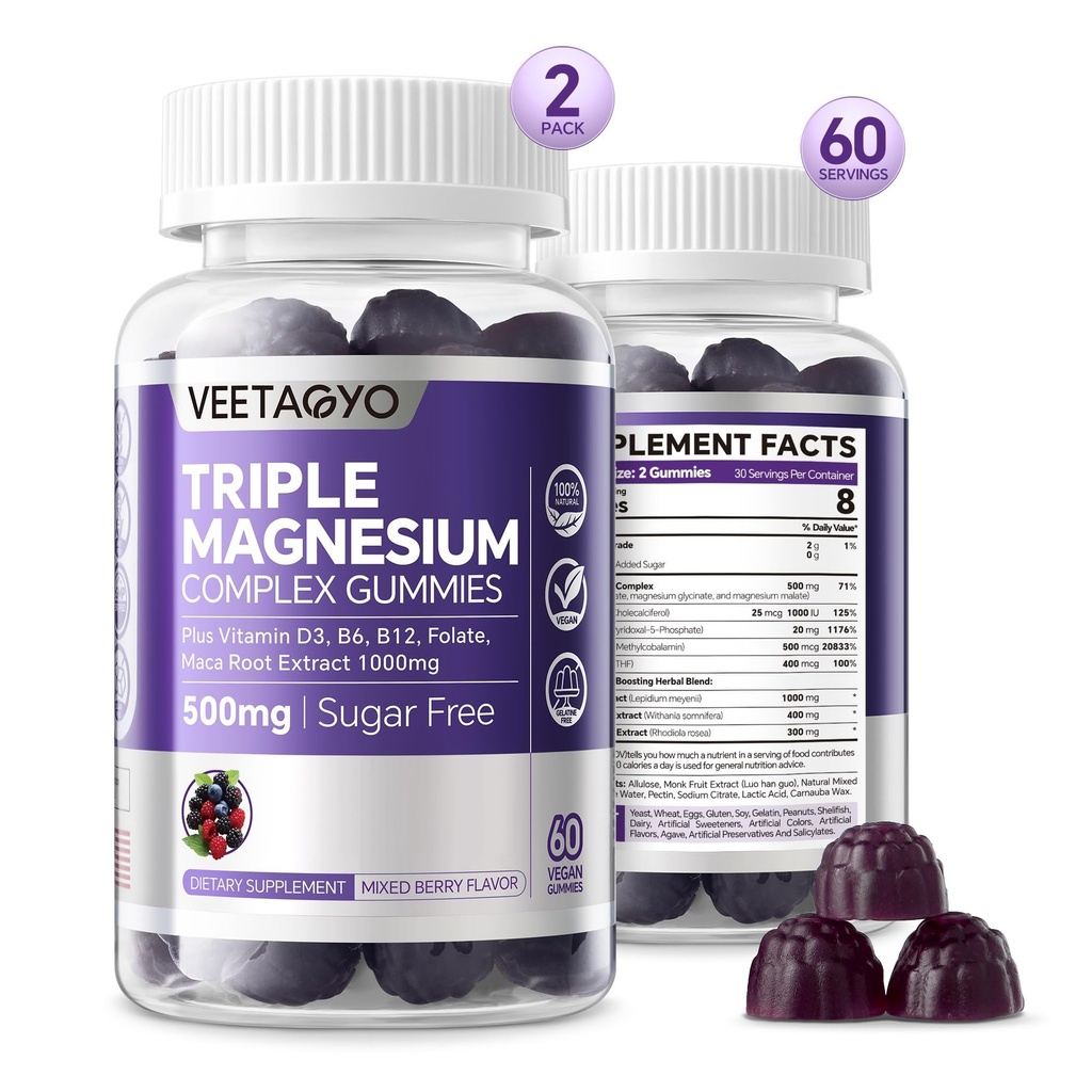 Gume de magneziu 500mg 400mg 