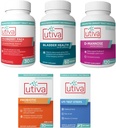 15% Bundle Utiva Cranberry PACs 30 Vegi Capsule + Utiva Bladder Health 60 Capsule + Utiva D- Manose 500mg 120 Capsule + Utiva Probiotic 30 Capsule Vegi cu eliberare întârziată + Utiva UTI Stripuri de încercare