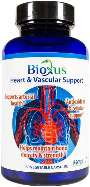 PotentSea Heart and Vasculas Supplement, Vitamina K2, Vitamina D3, and Alpha Lipoic Acid, Cellular Support, Anti-Aging, Heart, Cognitive Health, 60 Veg Cap