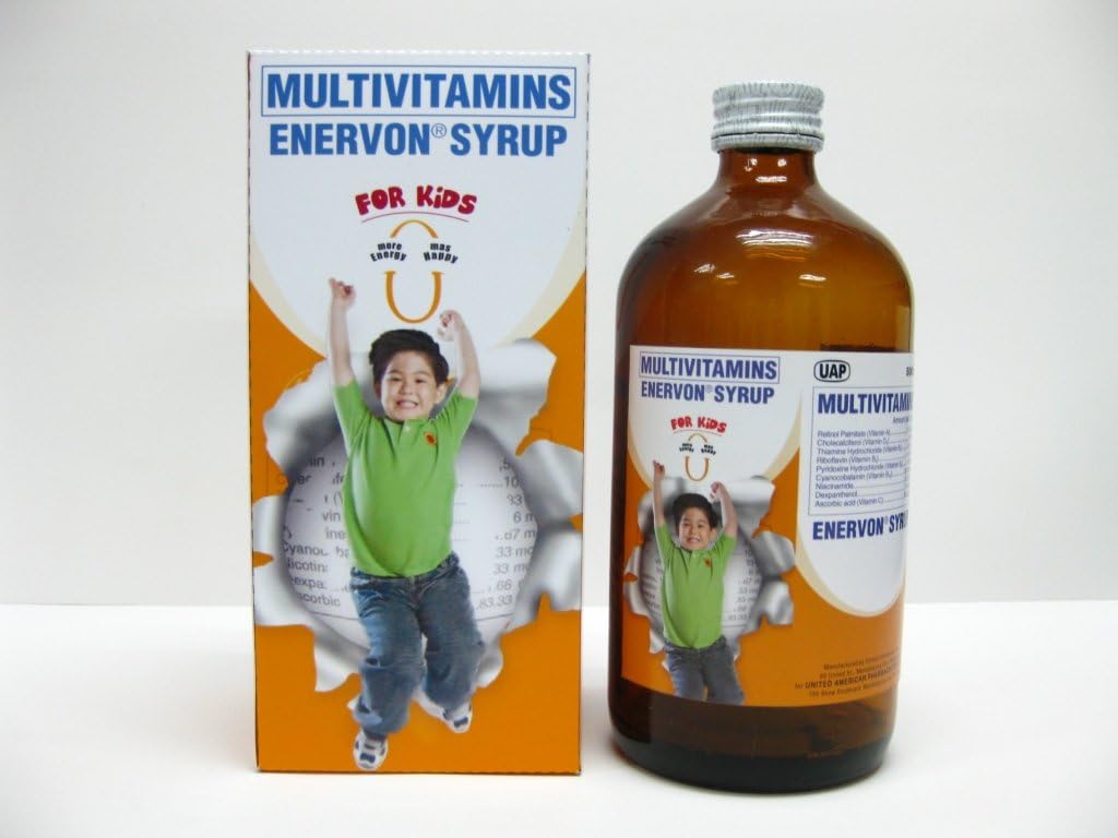 2 Enervon Syrup Multivitamine (2 x 120 ml)