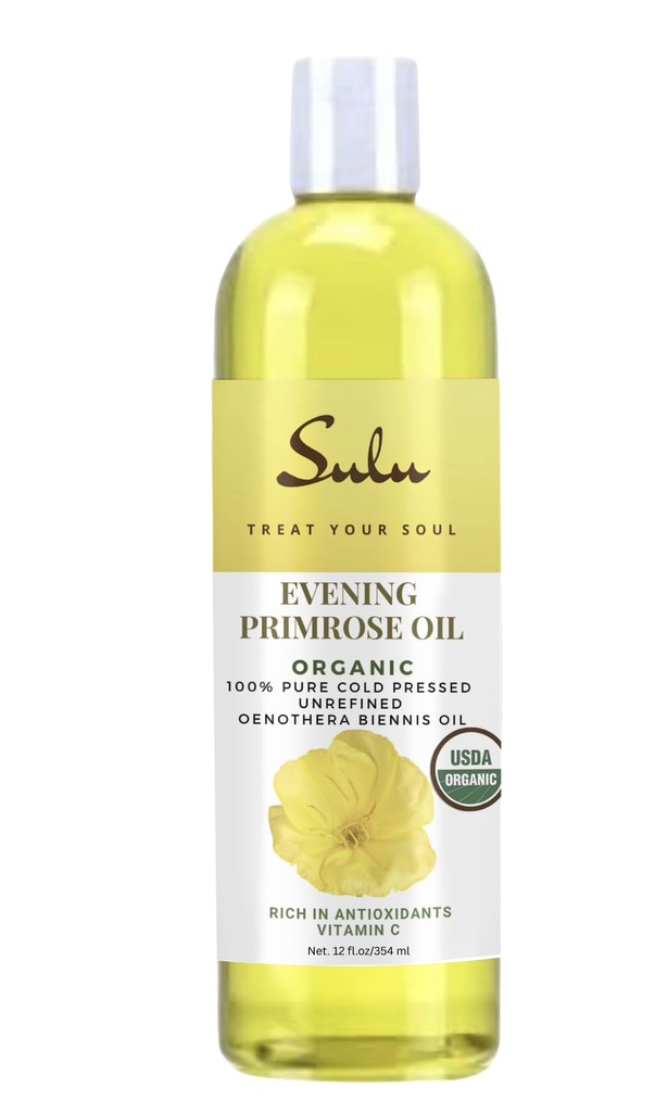 100% Organic pur toate naturale de seară Primrose ulei 12% GLA (12 oz)