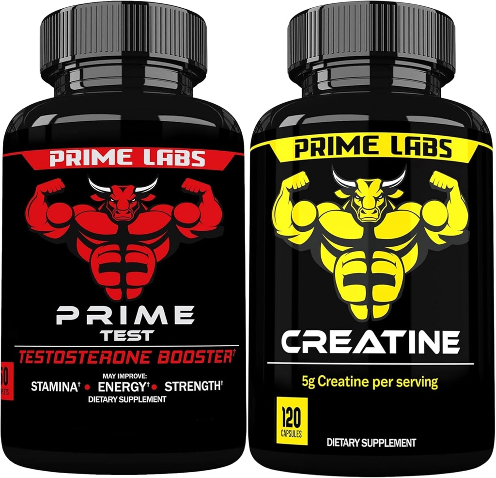 Testul Prime Labs Prime + Capsule Creatine