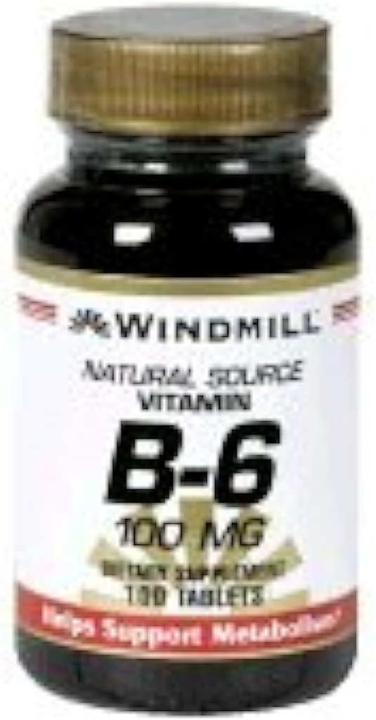 Mori de vânt Vitamina B-6 100 mg Tablete 100 TB