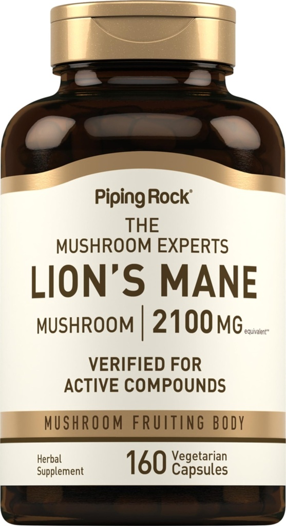 Piping Rock Lions Mane Mushroom Supliment 