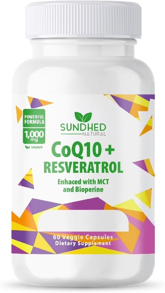 CoQ10 Antioxidant puternic (Capsules Coq10+Resveratrol)