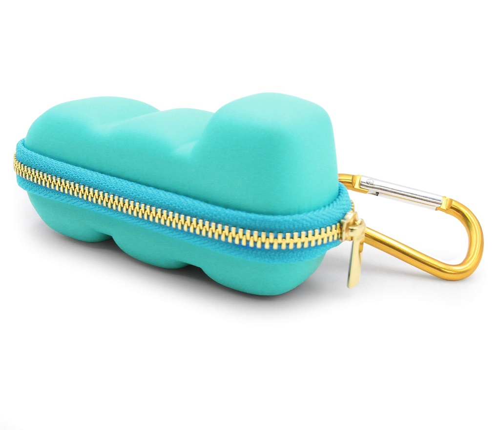CASEMATIX Turquoise Astma Inhalator Caz de călătorie, nu include medicament inhalator