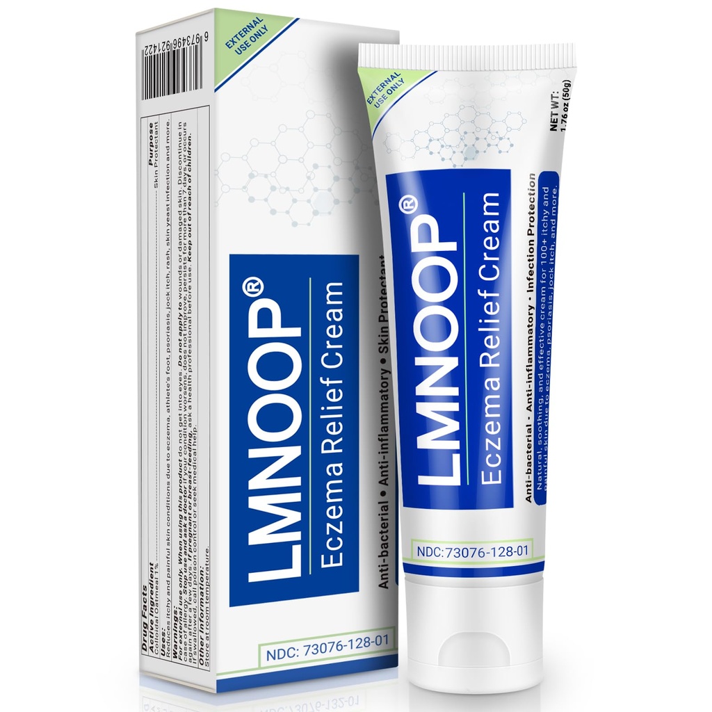 Crema de eczemă, Onment de tratament de putere maximă pentru Erupţii cutanate tranzitorii, Psoriazis, Dermatită, Urticarie, Mâncărime Jock, Infecţie fungică, Anti- Itch, Ajutor pentru Skin Sensibil, Iritat 1.76oz