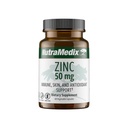 NutraMedix Zinc 50mg - Suplimente pentru o apărare imună sănătoasă, Skin Health & Suport antioxidant - Easy to Digest Zinc for Immune Health (60 capsule)