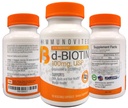IMUNOVITES 3-Pack doză mare Biotină (ca d-Biotină, USP) 100 mg (Equivalent până la 100.000mcg) 90 capsule, potenţă ridicată (3)