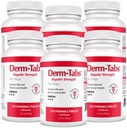 Derm Tabs puterea regulata pentru câini - ulei natural, vitamine, minerale, și antioxidanți - Suport sănătos piele și reduce vărsare - 720 comprimate masticabile