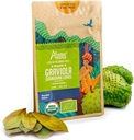 Anzi Graviola Frunze praf Anonna muricata - bogat în vitamine C & Fibers - Immun System Stimulant - USDA NOP Supliment - Soursop - Gluten Free, Vegan, & Non OMG - 100gm / 3,5oz (20 Servire)