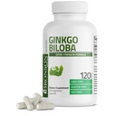 Bronson Ginkgo Biloba Extra Putere Susţine funcţia creierului şi suport de memorie, 120 Capsule vegetariene