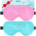 BeeVines Gel Eye Mask, 2 Pack Cooling Ice Masks for Puffy Eyes for Men & Women, Rece & Warm Compress for Post Chirurgie, Puffiness, Alergii, Sinusses & Migraines Tratament