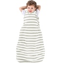 Ecolino Organic Cotton Baby Sleep Sack - 2-Way Zipper Baby Pătură uzabilă - copil sac de dormit - 18-36 luni - Argint