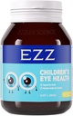 EZZ Ochi de sănătate pentru copii, Vitamine esenţiale ochi Lutein şi Zeaxanthin, Relief de oboseală vizuală şi îmbunătăţi ochii, Natural şi fără aditivi, 60 Easy-to-Chew