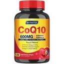 CoQ10 600 mg Softgels CoQ10 Supliment - CQ10 Coenzima-Q10 cu Omega 3 & PQQ & Vitamin E, CoQ10 400mg Softgels, 60 Servings