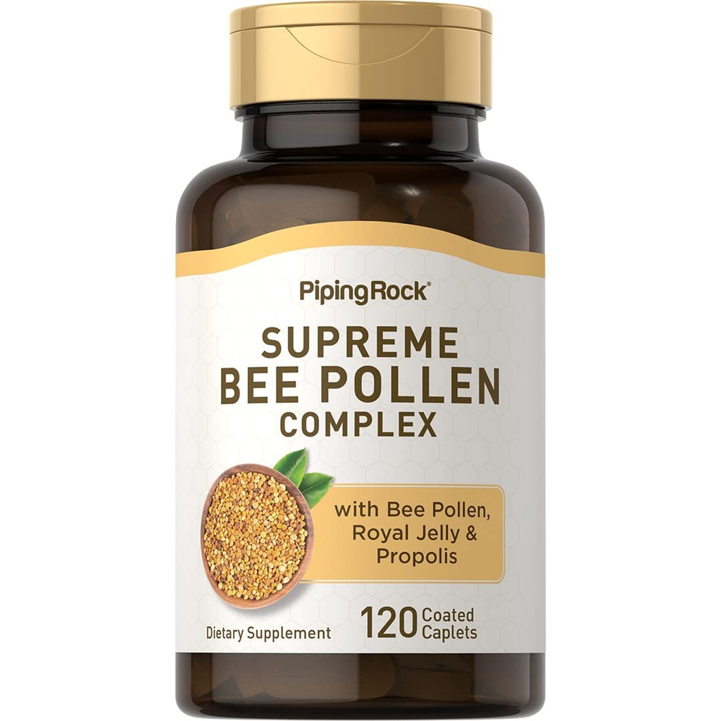 Piping Rock Bee Polen cu Royal Jelly și Propolis 