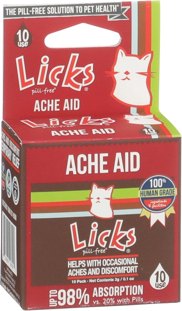 Linguri gratuit piuliță Ache Ajutor - Turmeric și Ginger Cat Suplimente - Cat Health Provisions & Pain Relief - Gel Pachete - 10 Utilizare