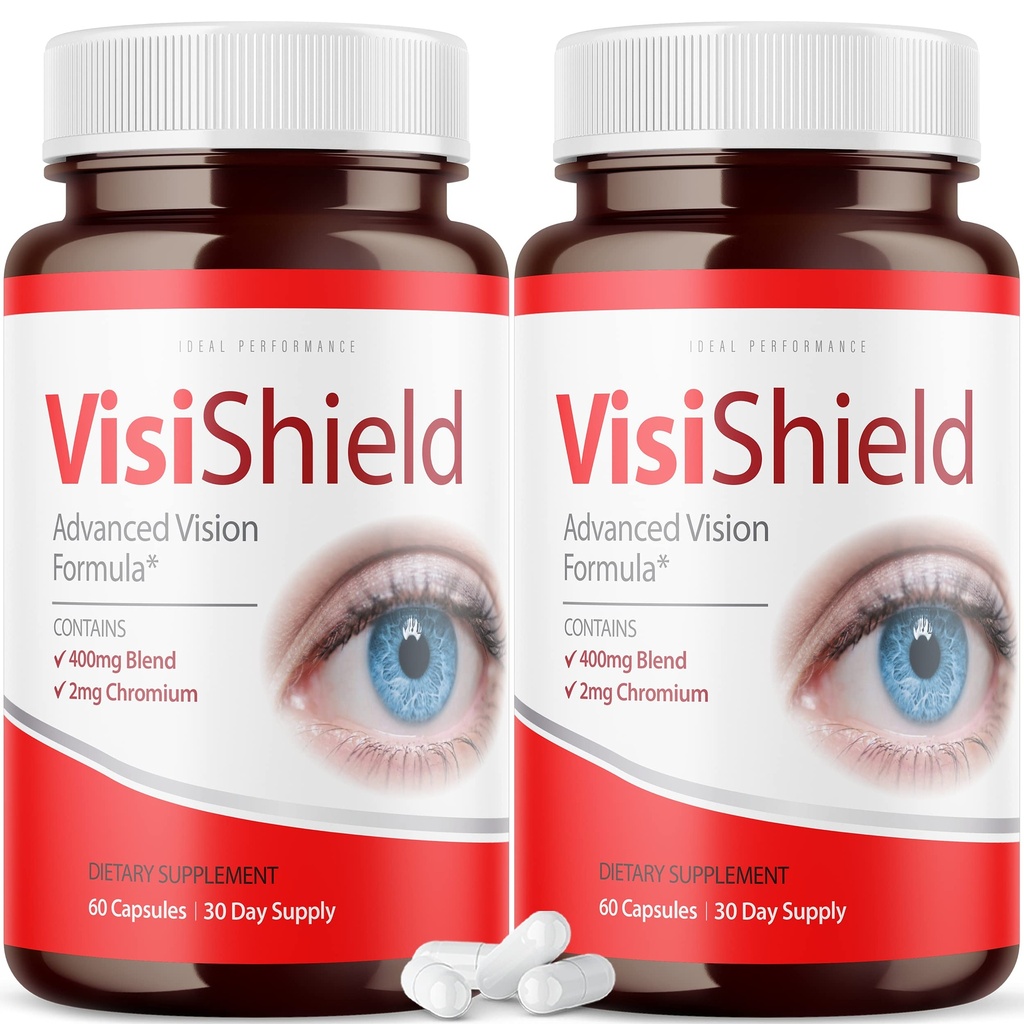 (2 ambalaj) Visishield Advanced Vision Formula pentru suplimentele pentru ochi vitamine (120 capsule)