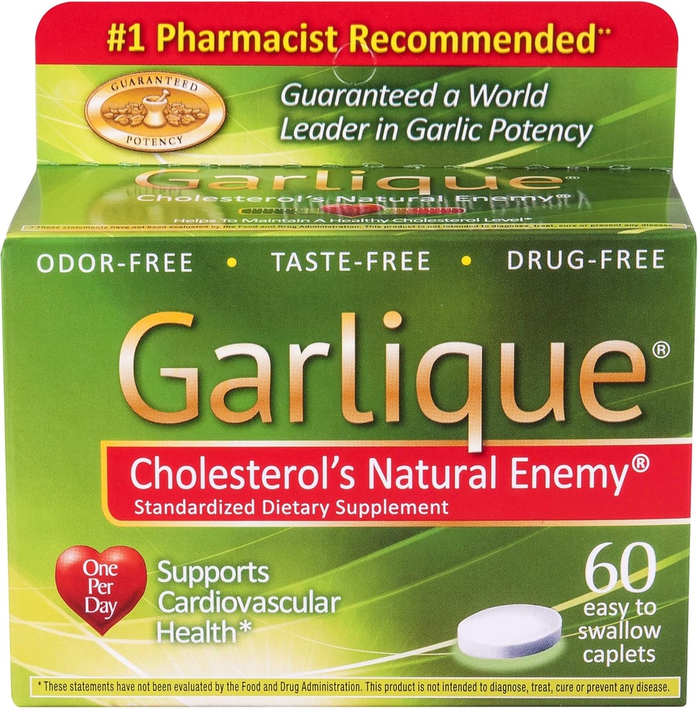 Garlique Caplets 60 Tablets (Pachet de 4)
