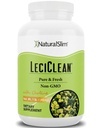 NaturalSlim naturale soia Lecitina Granule cu colină - Pur și proaspăt Granulat Lecitina Supliment pentru Curățare și Cognitive de sprijin - non-GMO grad alimentar - 1 Lire