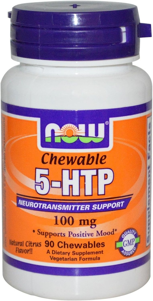 Acum alimente 5-HTP Citrus naturale masticabile - 100 mg - 90 Chewables