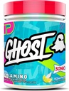 GHOST Amino: Essential Amino Acid Supplement, Sonic Ocean Water - 40 Servings - Intra-Workout pulbere pentru hidratare și recuperare 4,5g BCAA & 5.5g EAA - Soy & Gluten-Free, Vegan